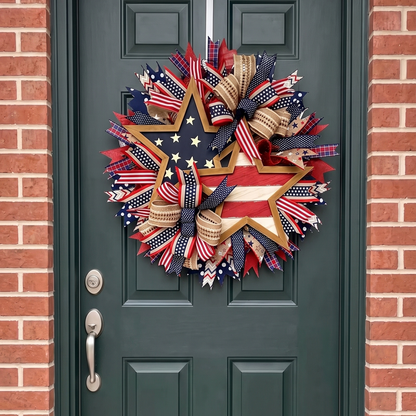 American Flag Wreath