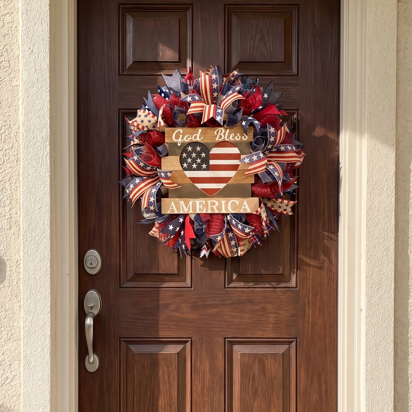 American Flag Wreath